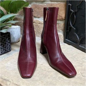 Brand New Maroon Zara Boots